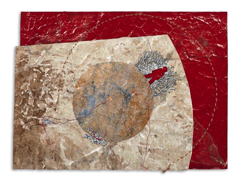 INSIDE OUT, 2013 | Mixed media on paper 59cm x 60cm